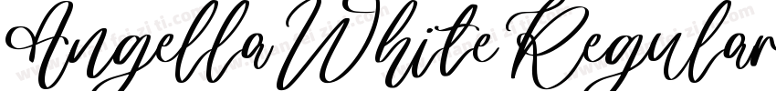Angella White Regular字体转换